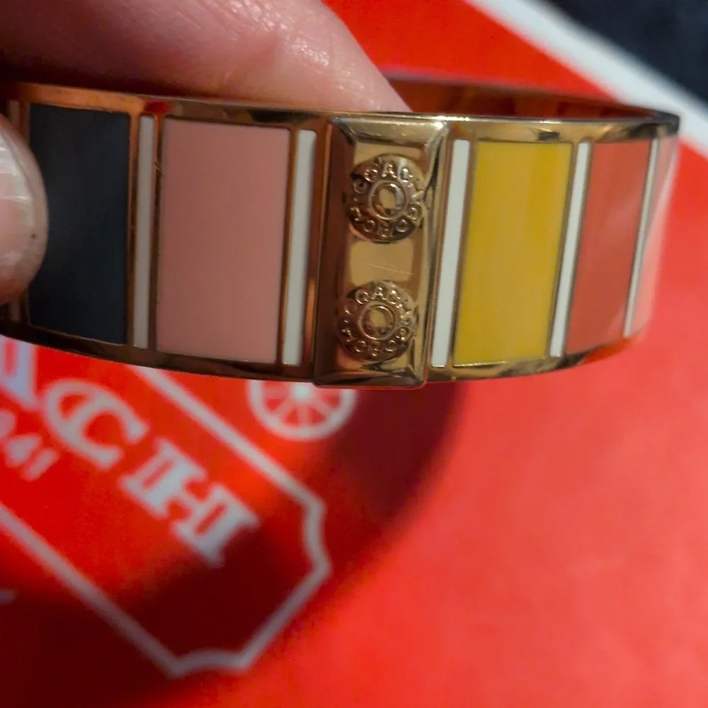 Coach Enamel Multicolor Bracelet - Picture 4 of 5